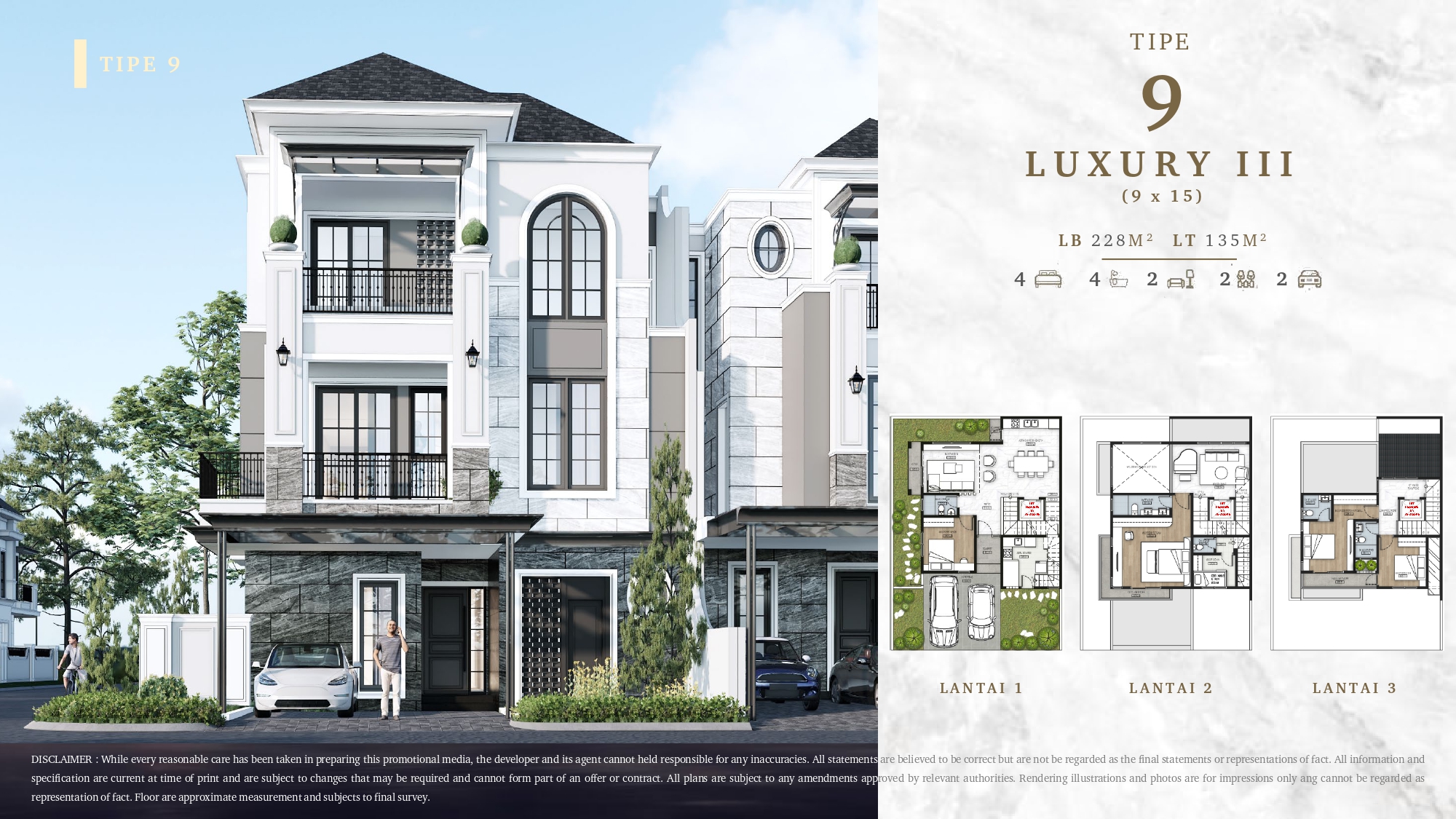 Tipe 9x15 Luxury III